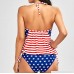 Women Bikini Set,VIASA Summer Sexy Lady USA Flag Print Swimwear B071J8LBQX